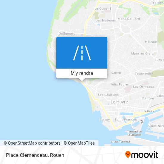 Place Clemenceau plan