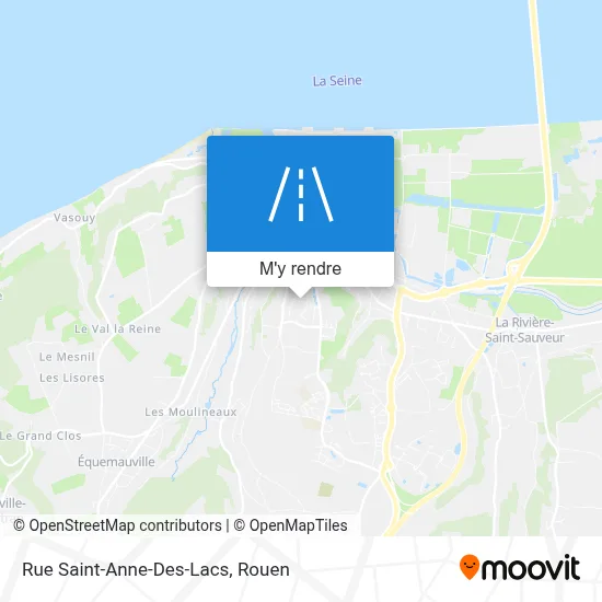 Rue Saint-Anne-Des-Lacs plan