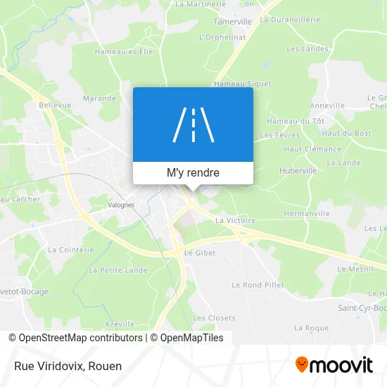 Rue Viridovix plan