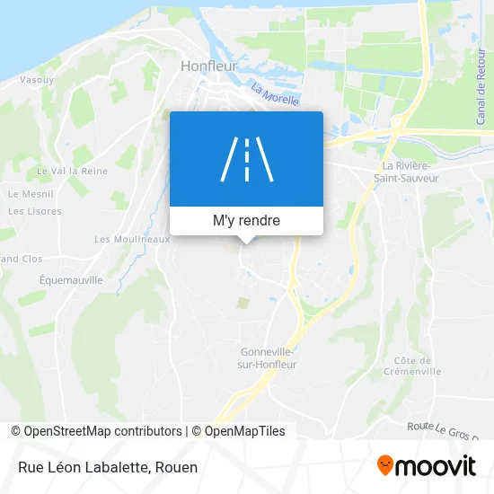 Rue Léon Labalette plan