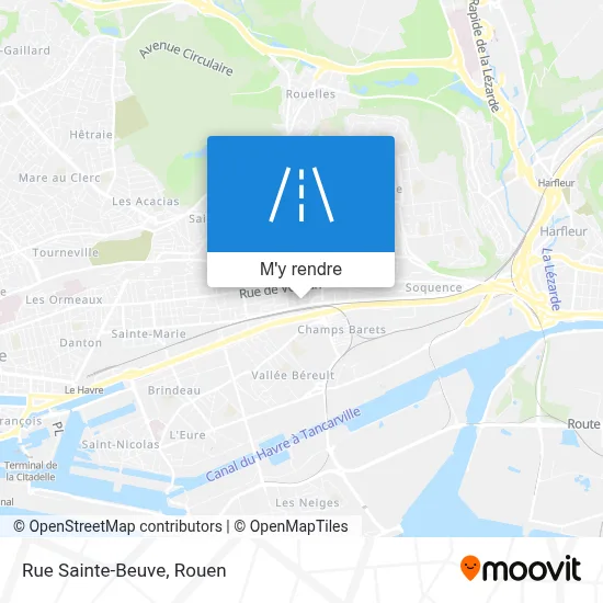 Rue Sainte-Beuve plan