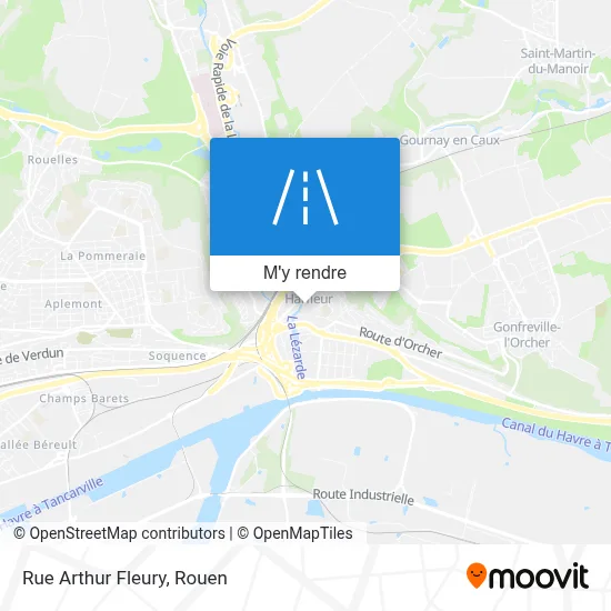 Rue Arthur Fleury plan