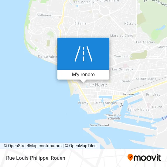 Rue Louis-Philippe plan