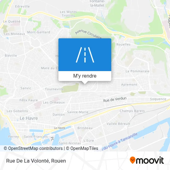 Rue De La Volonté plan