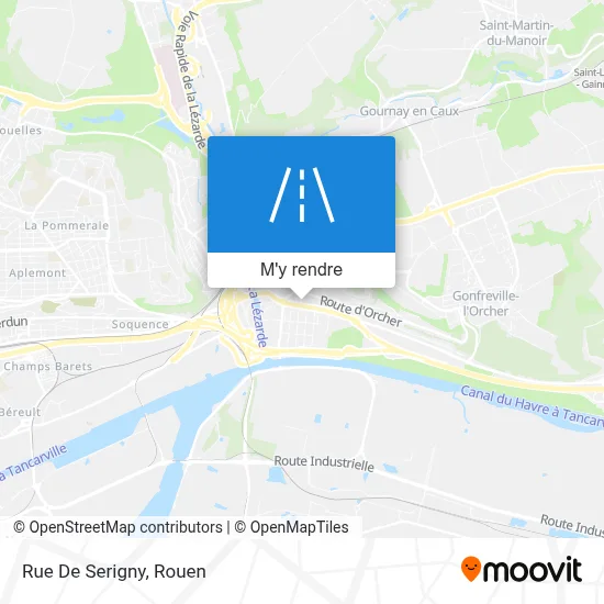 Rue De Serigny plan