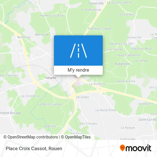Place Croix Cassot plan