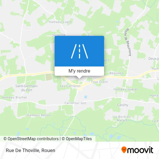 Rue De Thoville plan