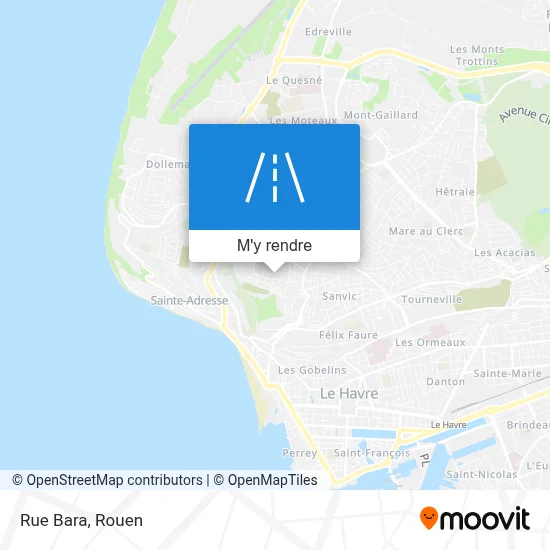 Rue Bara plan