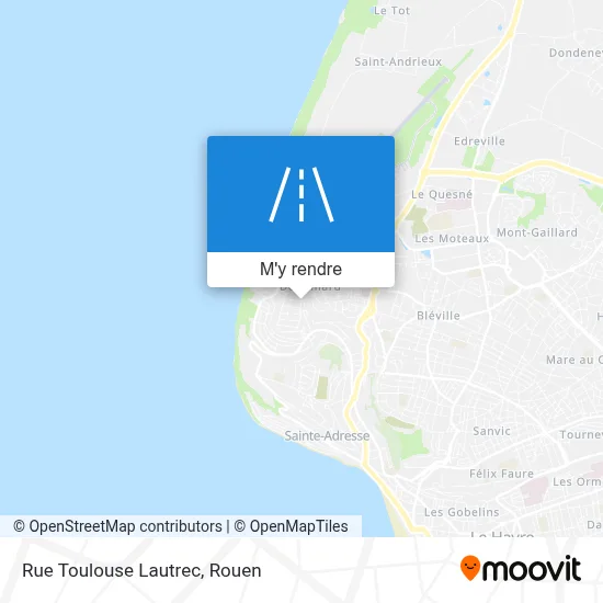 Rue Toulouse Lautrec plan