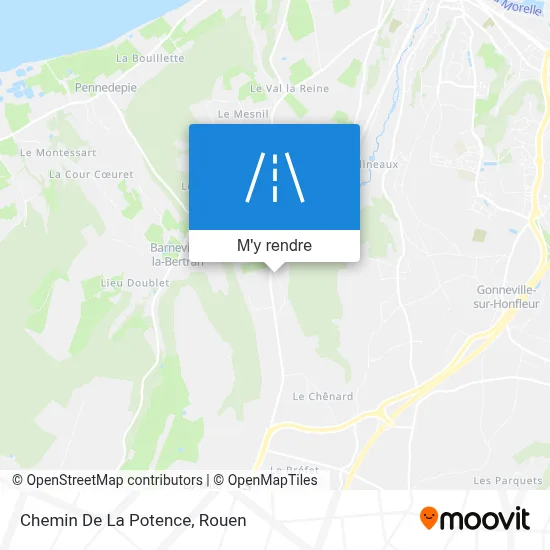 Chemin De La Potence plan