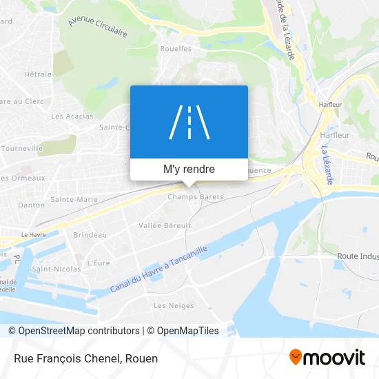 Rue François Chenel plan