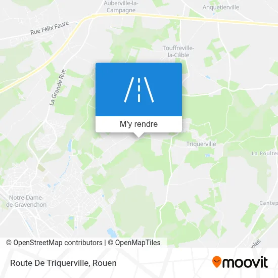 Route De Triquerville plan