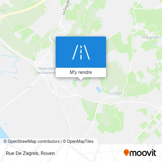 Rue De Zagreb plan