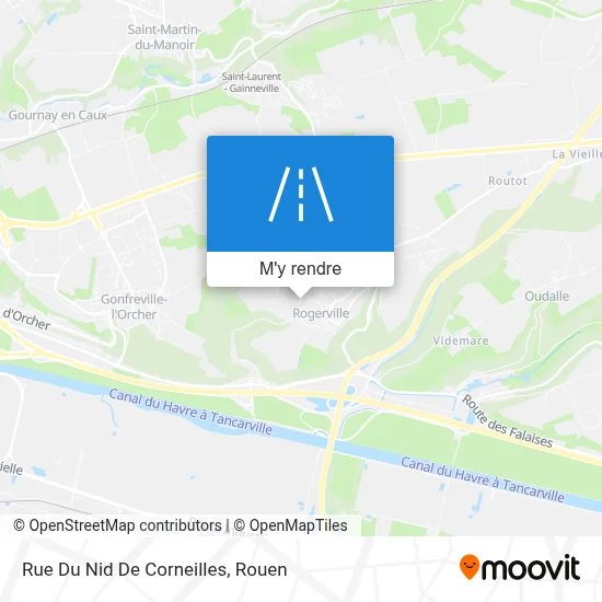 Rue Du Nid De Corneilles plan