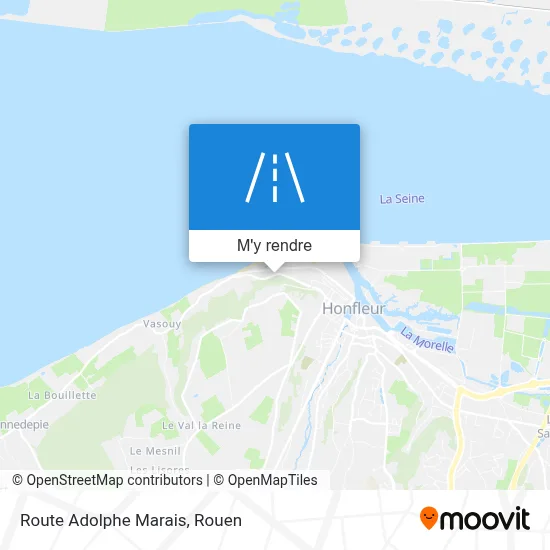 Route Adolphe Marais plan