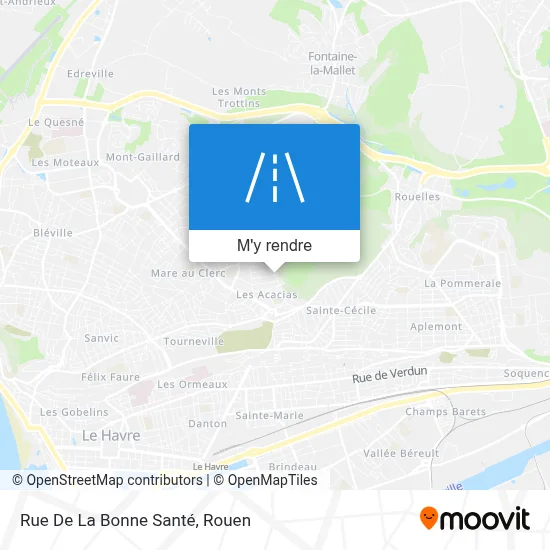 Rue De La Bonne Santé plan