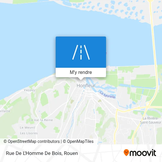 Rue De L'Homme De Bois plan