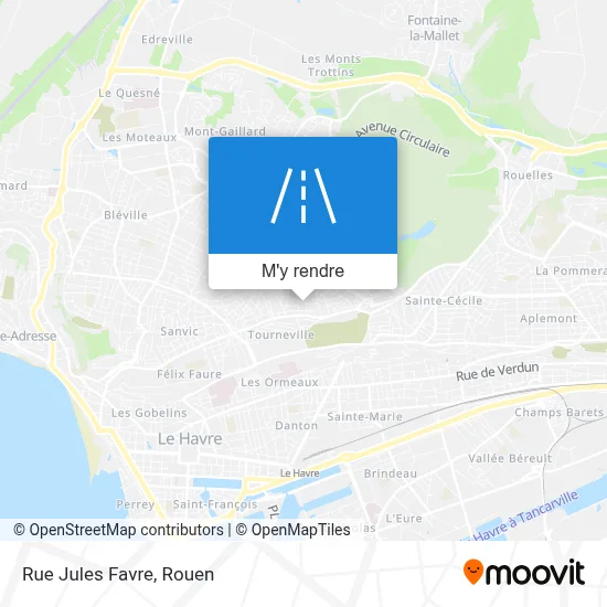 Rue Jules Favre plan