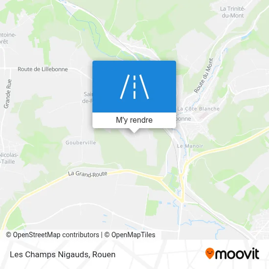 Les Champs Nigauds plan
