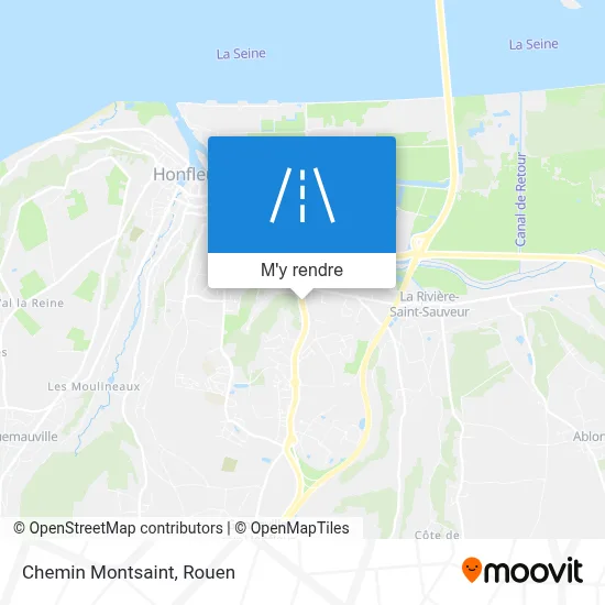 Chemin Montsaint plan