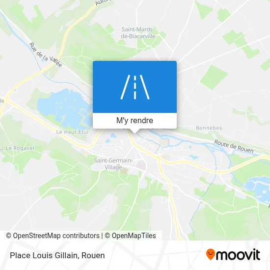 Place Louis Gillain plan