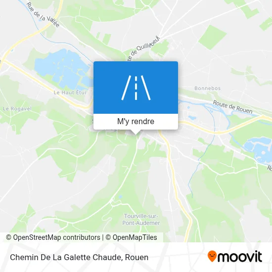 Chemin De La Galette Chaude plan