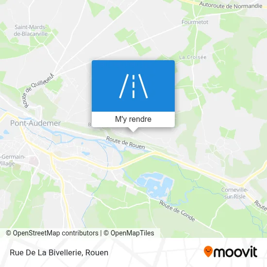 Rue De La Bivellerie plan