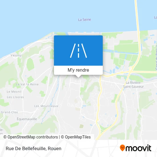 Rue De Bellefeuille plan