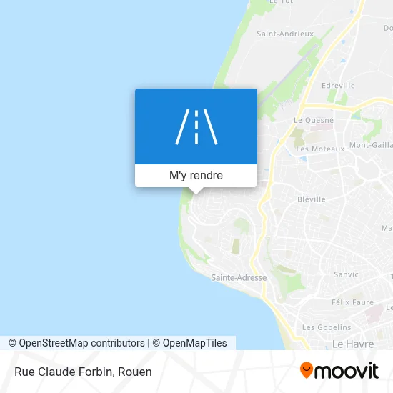 Rue Claude Forbin plan