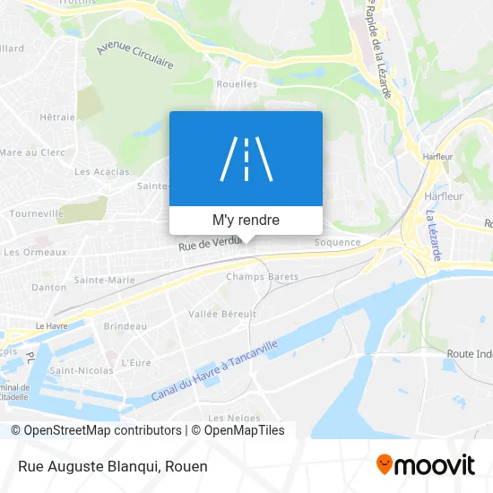 Rue Auguste Blanqui plan
