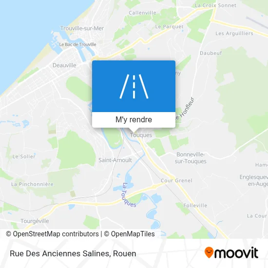 Rue Des Anciennes Salines plan