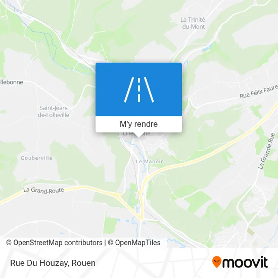 Rue Du Houzay plan