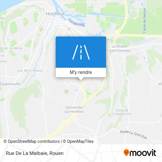 Rue De La Malbaie plan