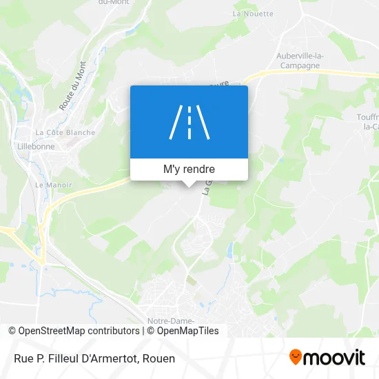 Rue P. Filleul D'Armertot plan