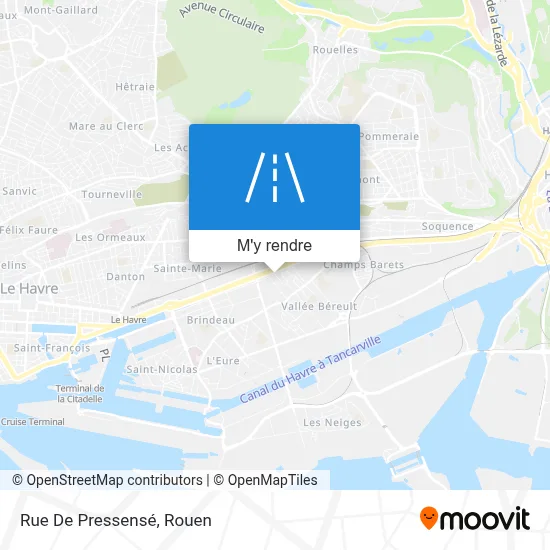 Rue De Pressensé plan