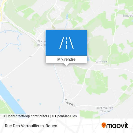 Rue Des Varrouillères plan