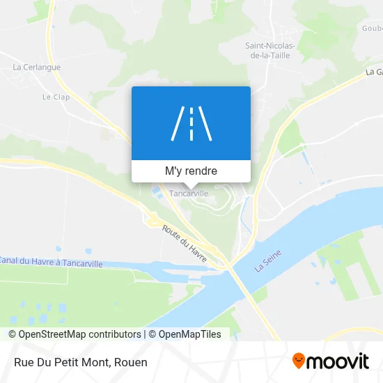 Rue Du Petit Mont plan