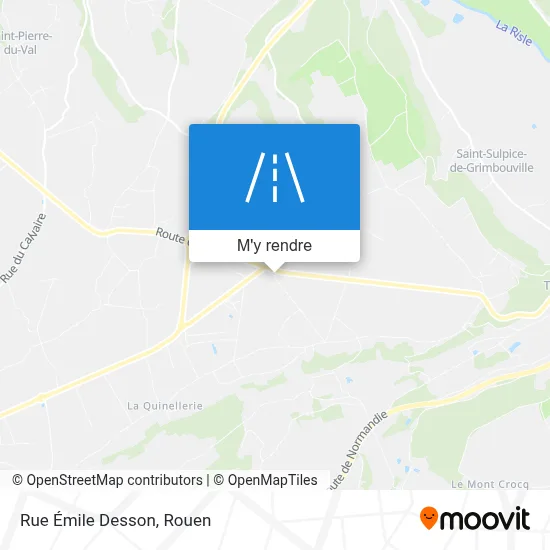 Rue Émile Desson plan