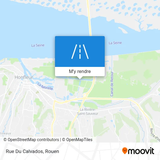 Rue Du Calvados plan