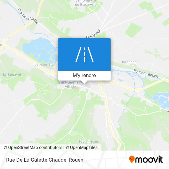 Rue De La Galette Chaude plan