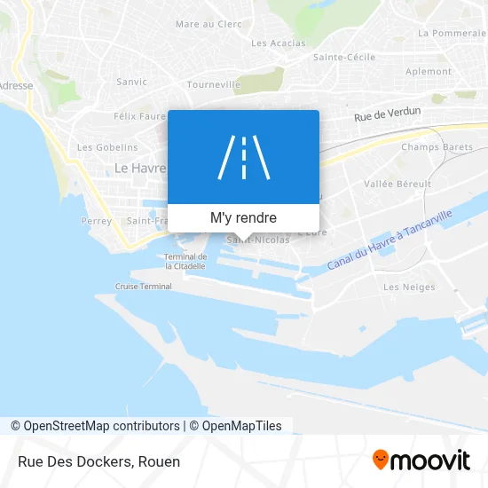 Rue Des Dockers plan