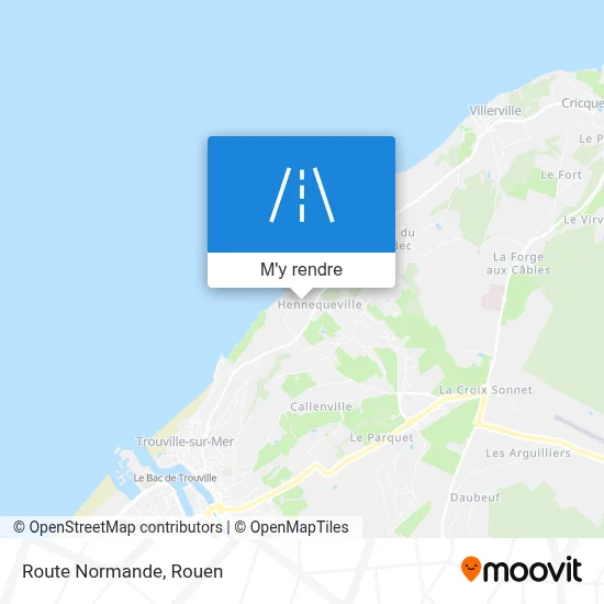Route Normande plan