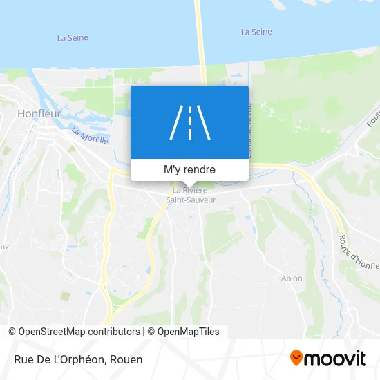Rue De L'Orphéon plan