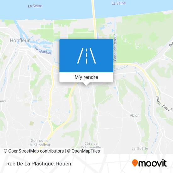 Rue De La Plastique plan