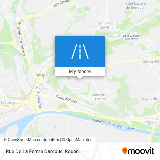 Rue De La Ferme Dambuc plan