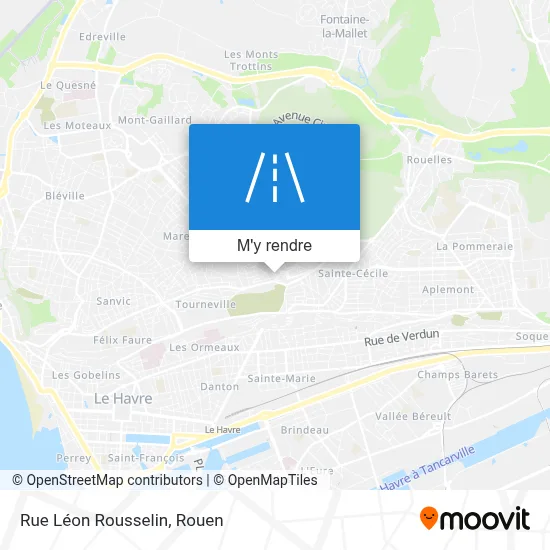 Rue Léon Rousselin plan