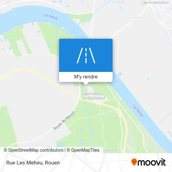 Rue Les Meheu plan