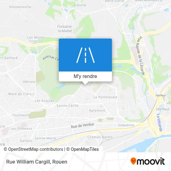 Rue William Cargill plan