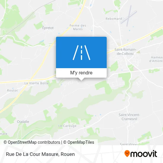 Rue De La Cour Masure plan