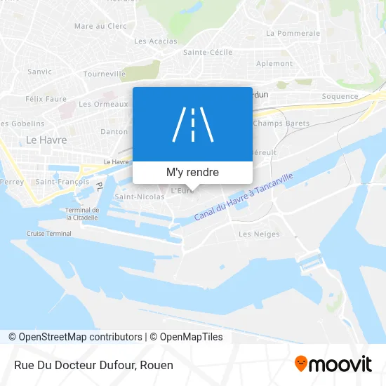 Rue Du Docteur Dufour plan